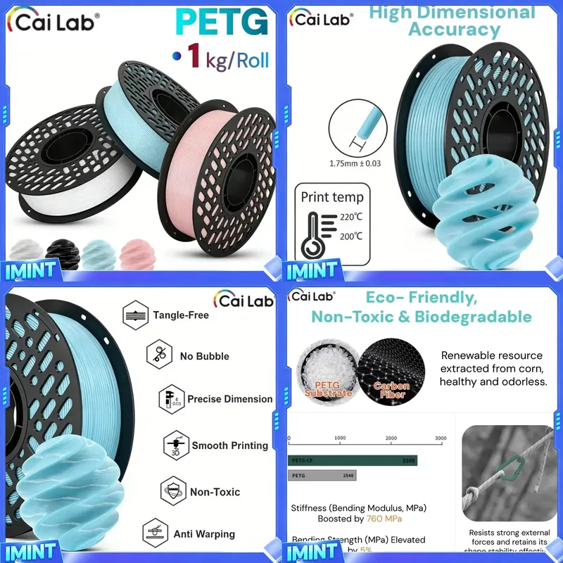 CaiLab PETG Filament 1KG,1.75m - Fdm Printer review and price