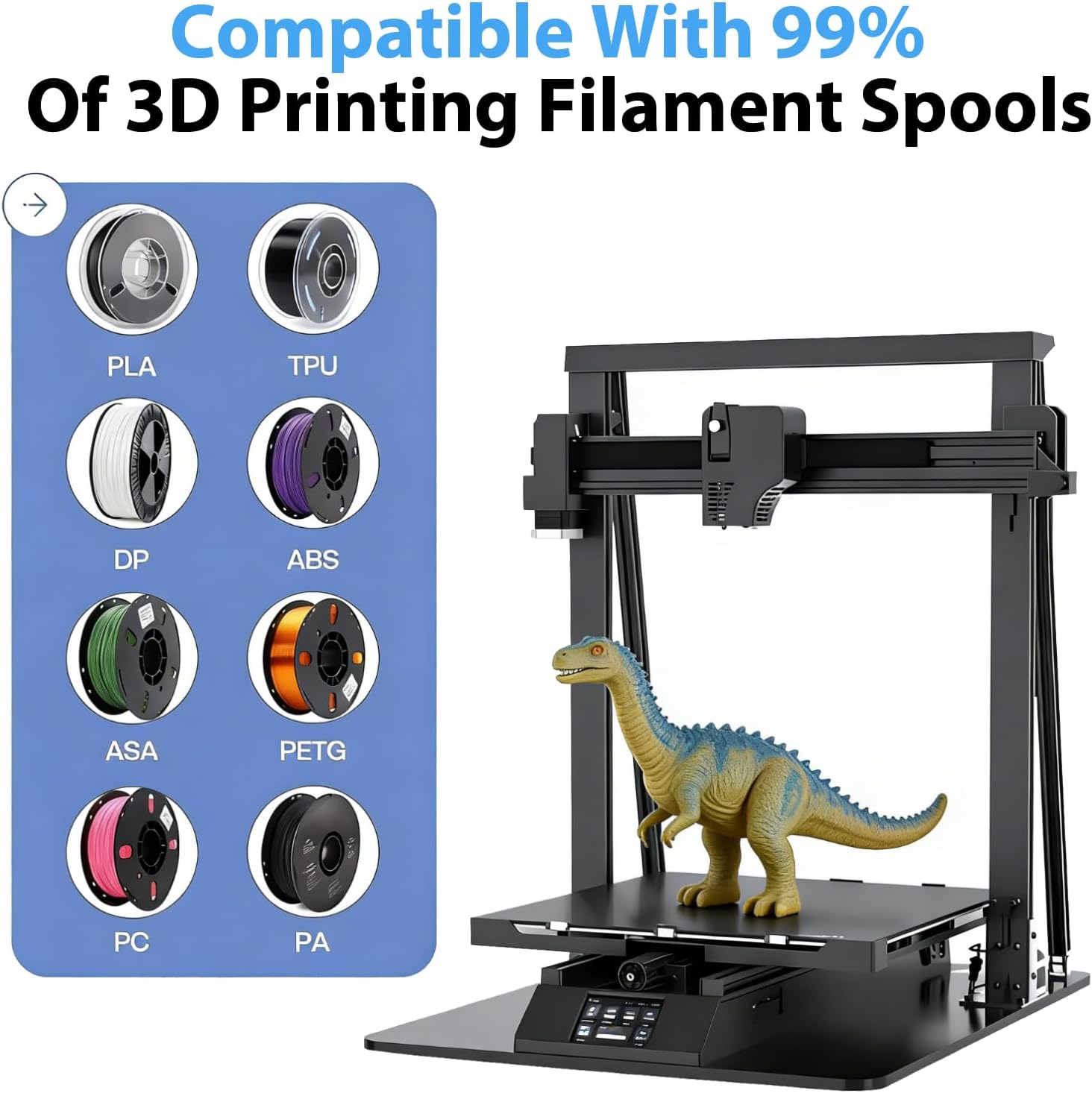 Upgraded 3D Printer Black Fila - Abs Filament review and price