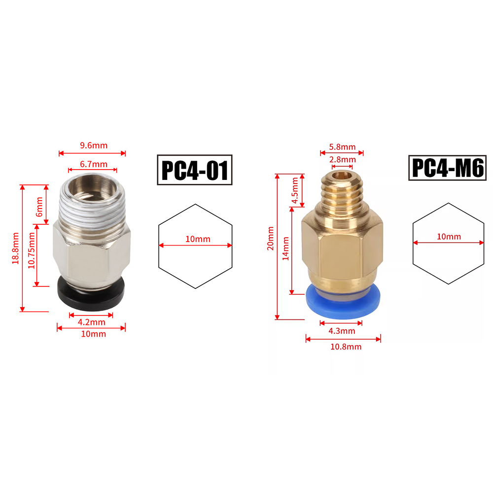 10pcs/lot PC4-M10 Pneumatic Co - Filament 1.75 review and price