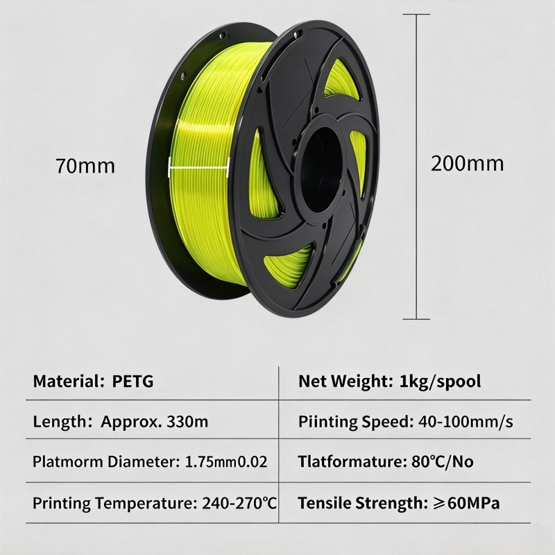 PETG 3D Printer Filament 1.75m - Fdm Printer review and price