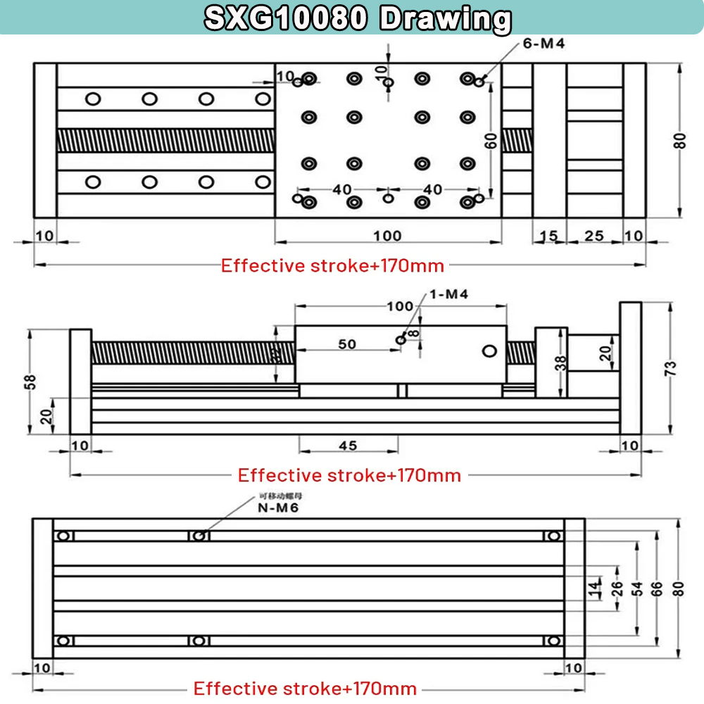 Nema 23 Linear Motor Drive Con - Linear Rail Mgn12H Set review and price