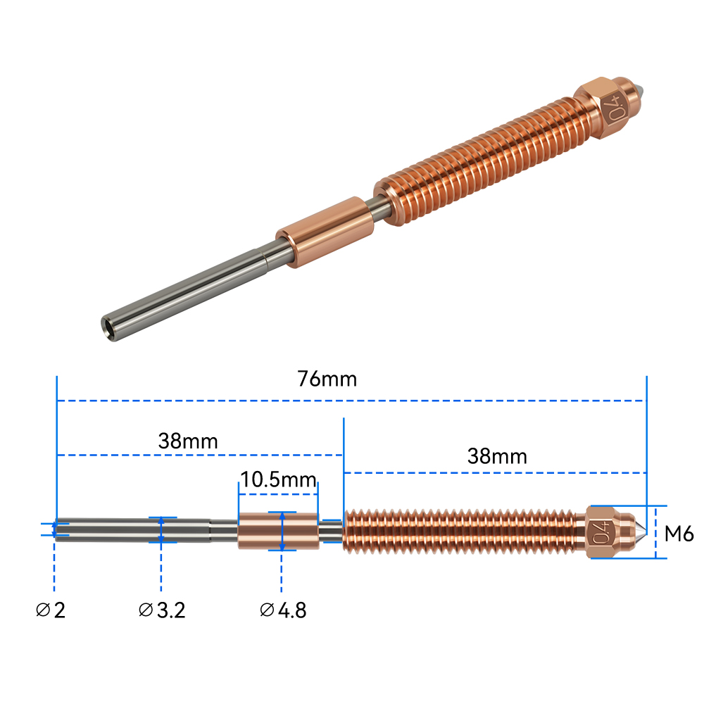 Unicorn Hardened Steel Nozzle  - Hotend 0.4Mm review and price