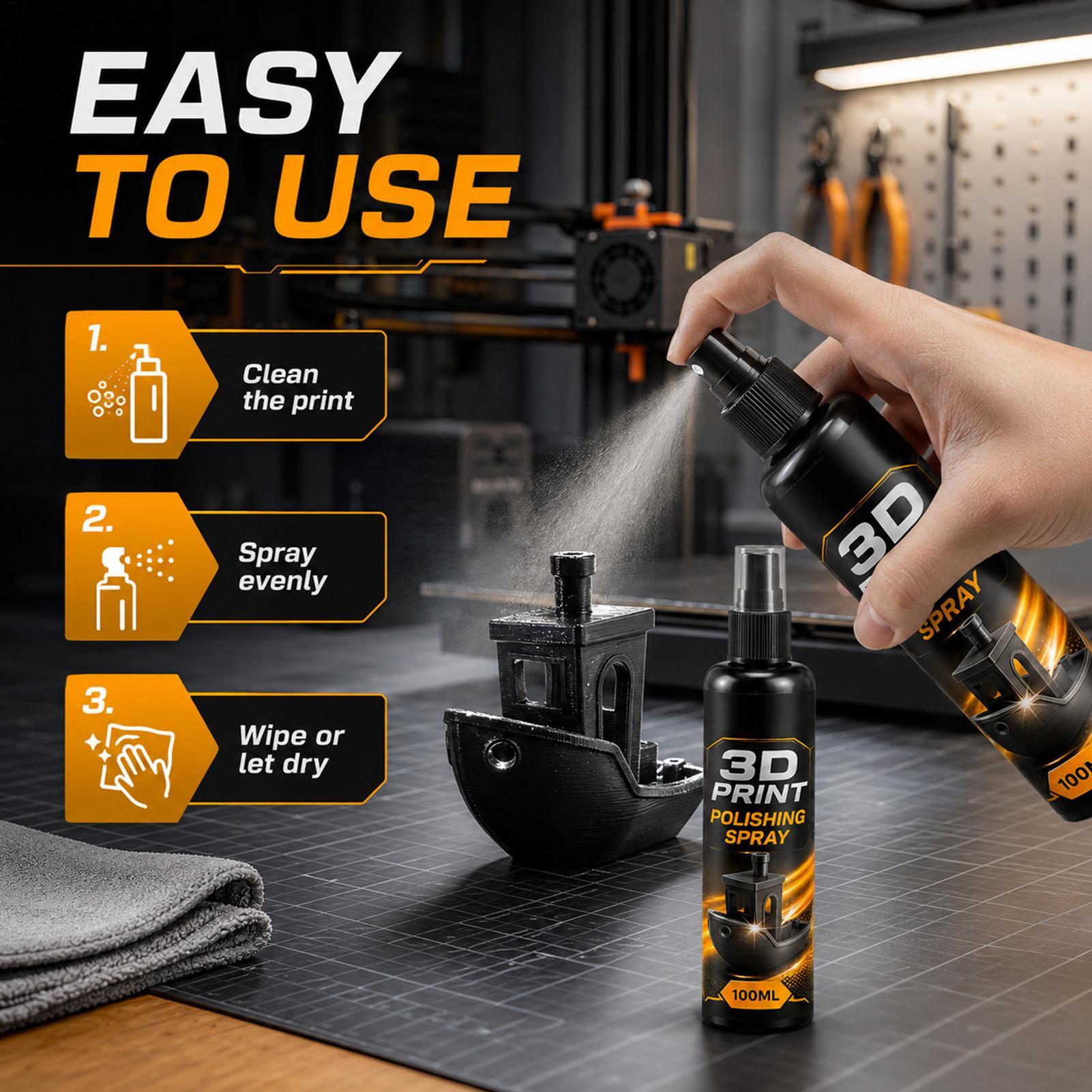 3D Print Polishing Spray 100ml - 3D Printer Stand review and price