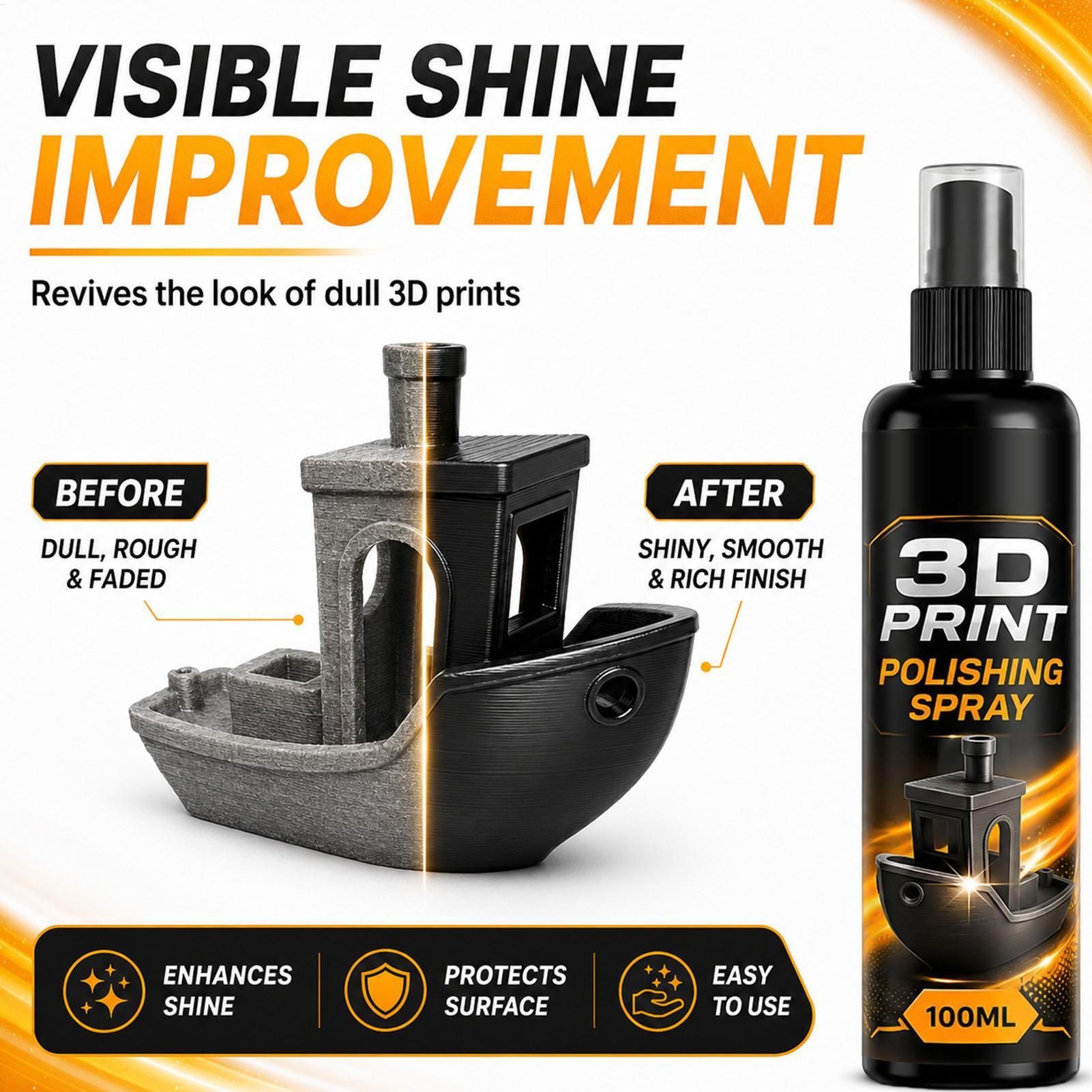 3D Print Polishing Spray 100ml - 3D Printer Stand review and price