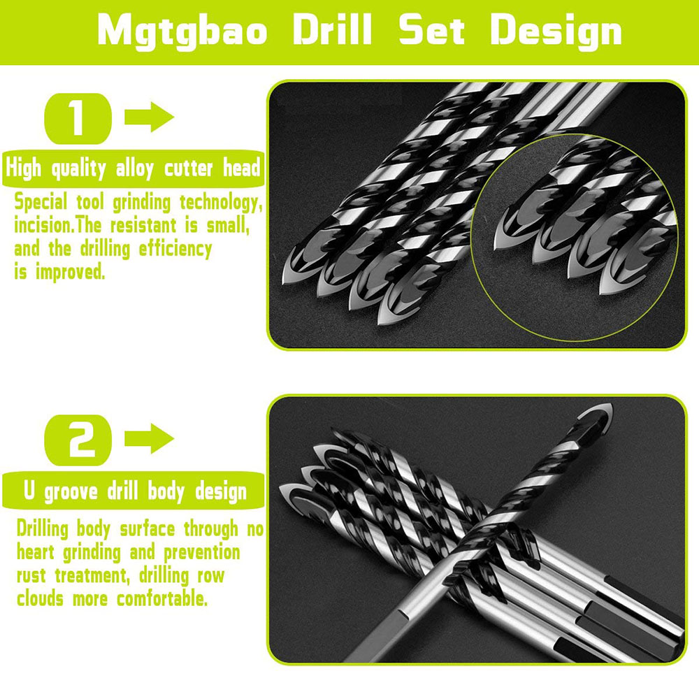 6 Pcs Ceramic Tile Multi Drill - Nozzle Tungsten review and price