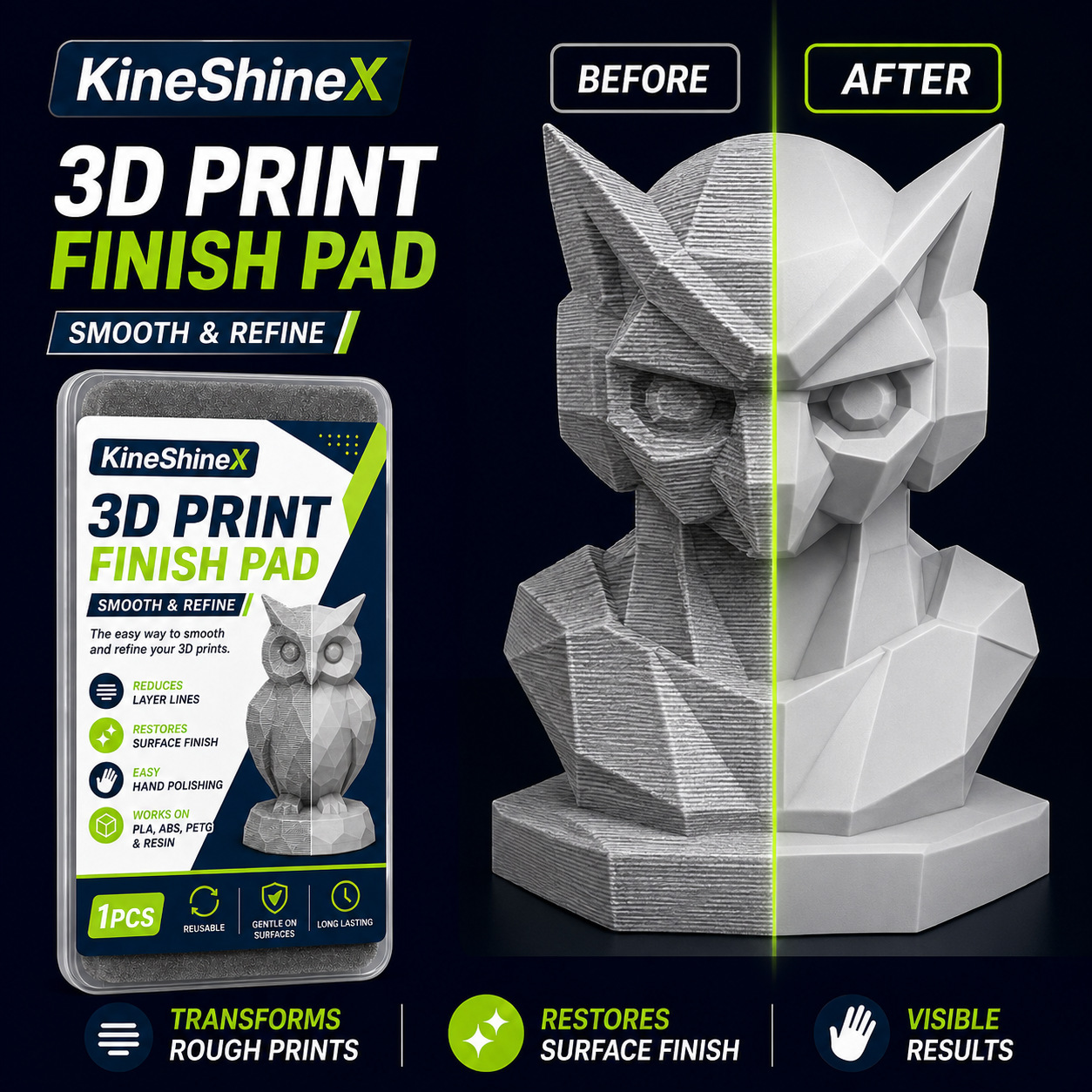 3D Print Finishing Pad, Reusab - 3D Printer Stand review and price
