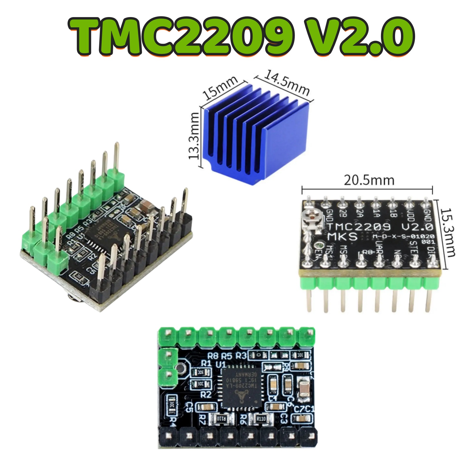 MKS TMC2209 V2.0 Stepper Motor - Mks Sgen review and price